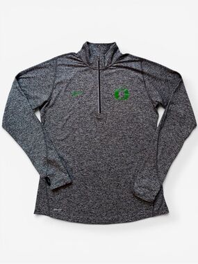 Nike Oregon Ducks Dri-FIT 1/2 Zip Heather Gray Athleisure Pullover L